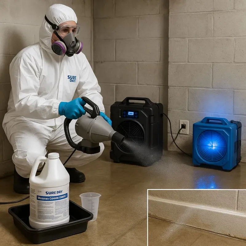 Sanitization and Odor Removal process in Bethany Beach, DE